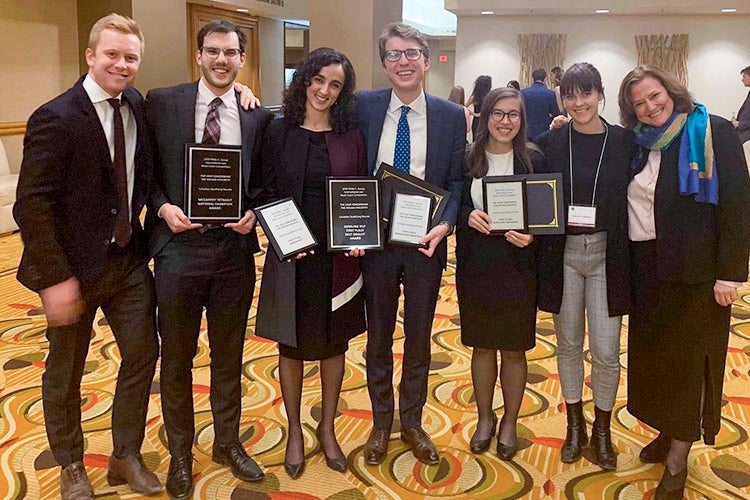 U of T Law students take top honours at national round for